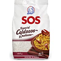 Los mejores  - Arroz SOS Especial Caldoso Y Meloso 1 Kg - [Pack De 10] - Total 10 Kg